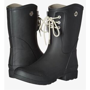 NOMAD Black Kelly B Rubber Rain Boots-9
